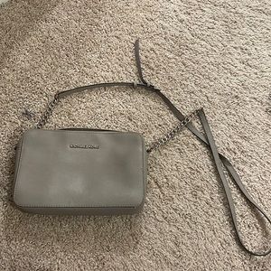 Grey Michael Kors Purse